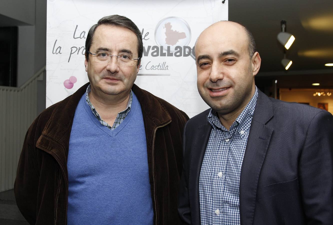 Juan José Tomás-Biosca, portavoz socialista en el Ayuntamiento de Laguna y Óscar Lobo, secretario institucional de UGT.