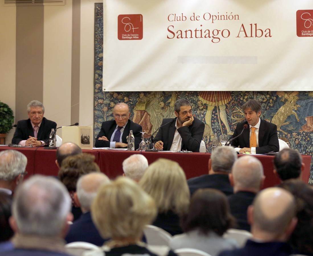 Celso Almuiña y Enrique Berzal en el Club de Opinión Santiago Alba