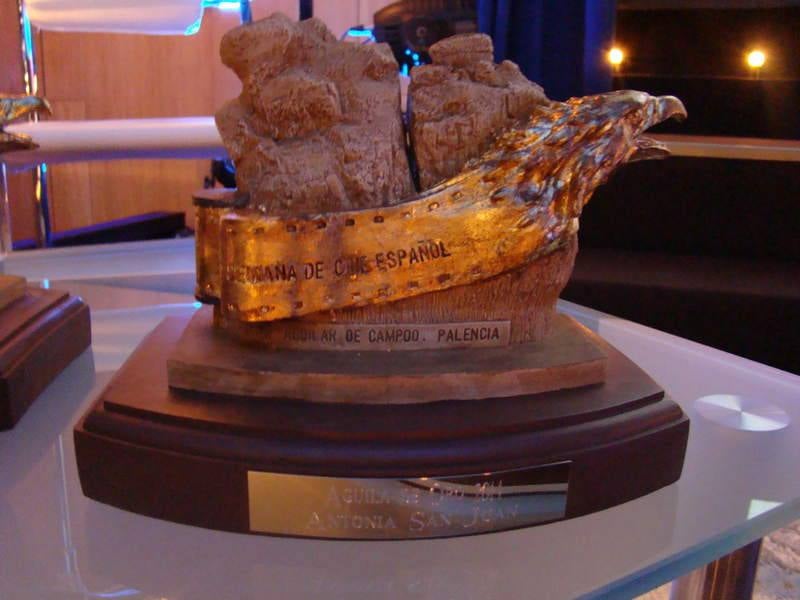 Antonia San Juan y Antonio Giménez-Rico reciben el Águila de Oro en el Festival de Aguilar de Campoo (Palencia)