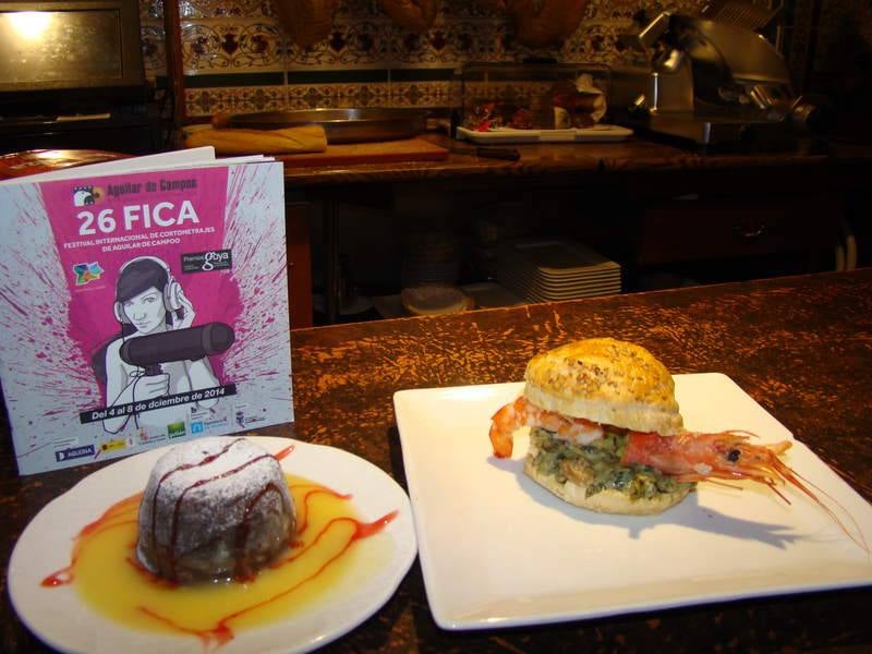 Tapas en el Festival de Cine de Aguilar