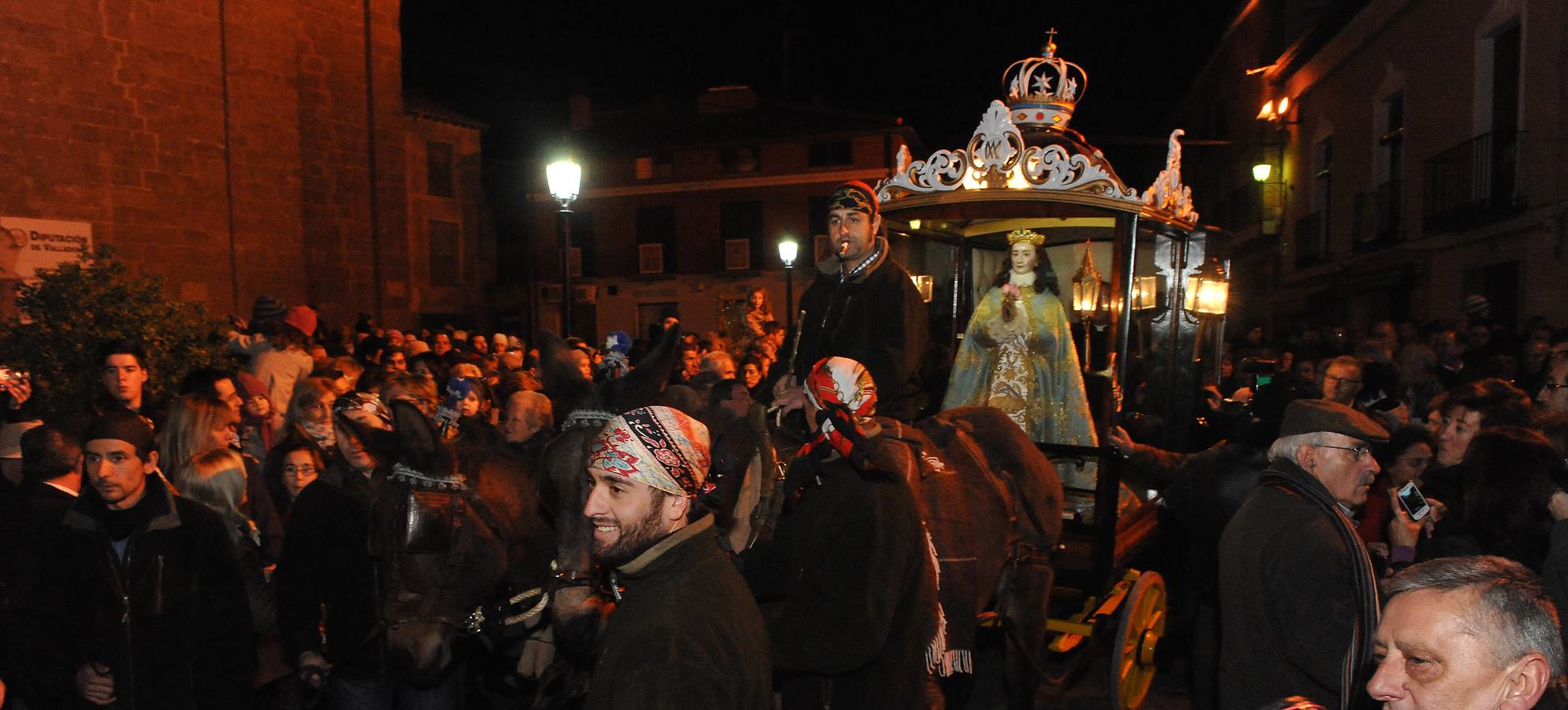 Procesión de la Virgen de los Pegotes en Nava del Rey