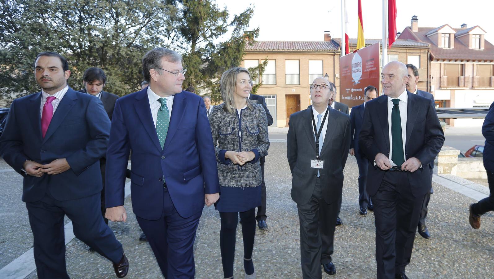 Acto inaugural de las jornadas &#039;Futuro en Español&#039; en el castillo de Fuensaldaña