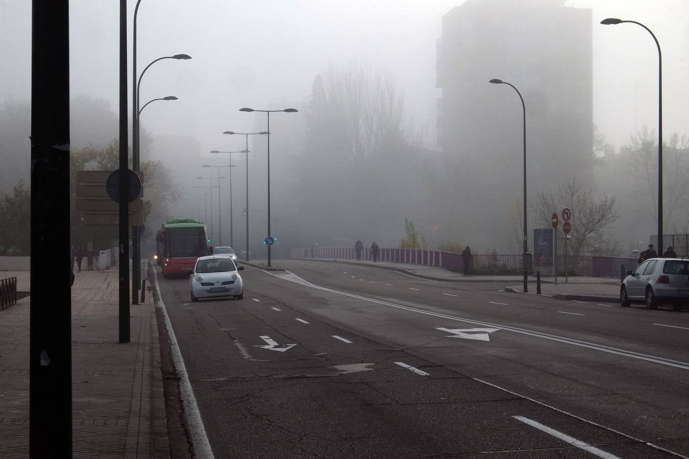 Niebla en Valladolid