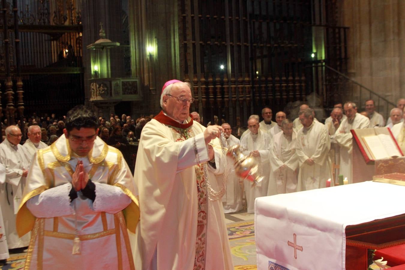 Misa de despedida del obispo emérito de Segovia en la Catedral