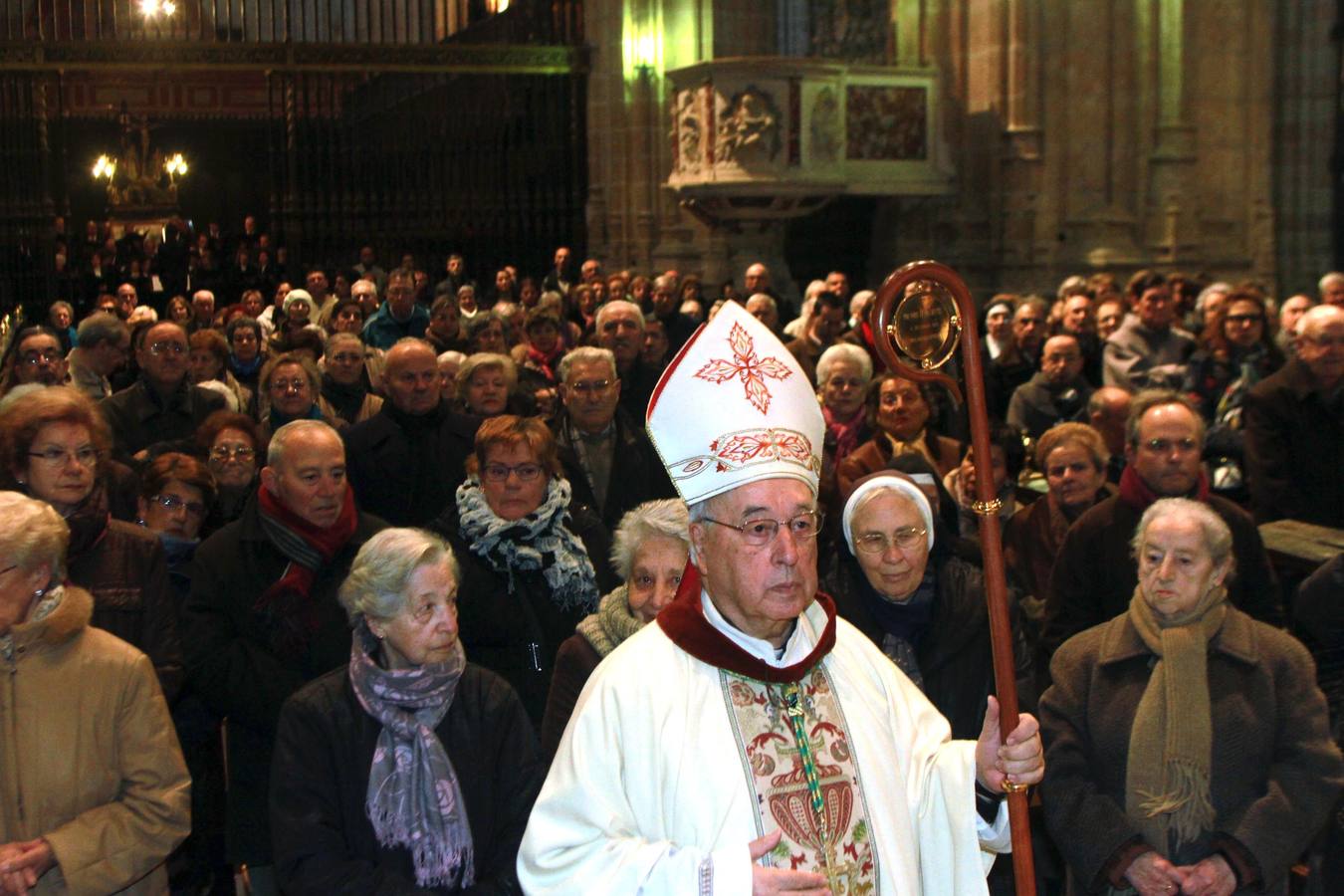 Misa de despedida del obispo emérito de Segovia en la Catedral