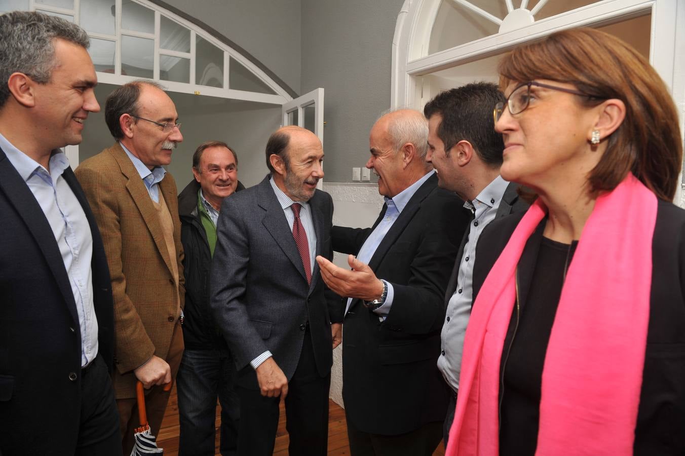 Rubalcaba asiste a un acto de la Agrupación Socialista de Portillo