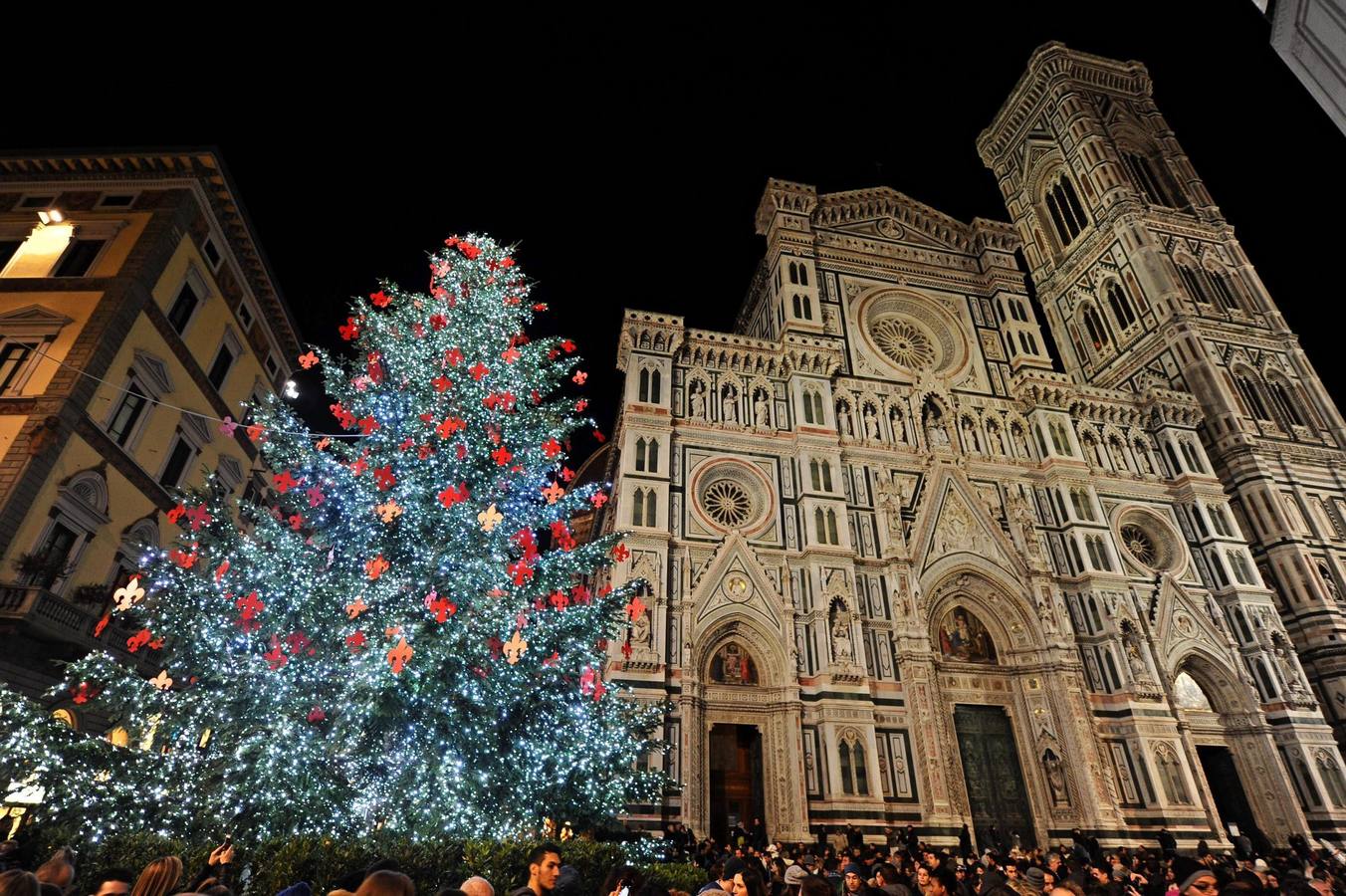 Piazza del Duomo en Florencia (Italia).