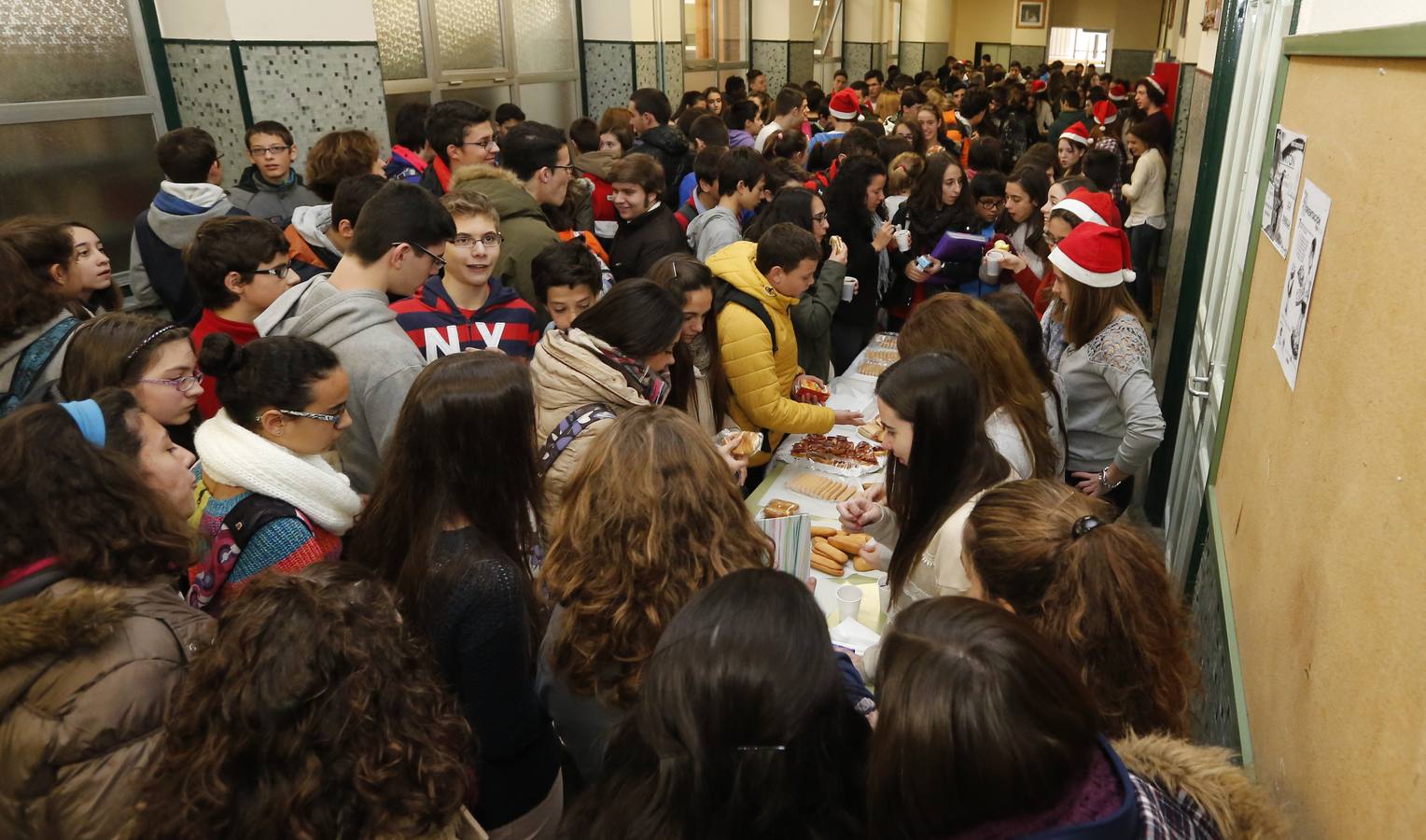 Desayuno solidario en el instituto Zorrilla de Valladolid