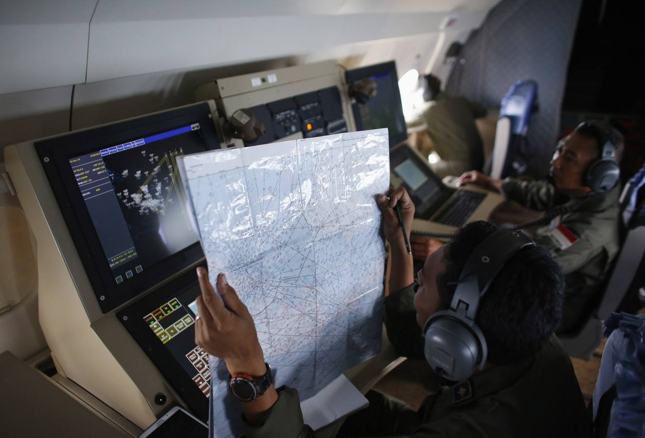 Primeras imágenes de los restos del avión siniestrado