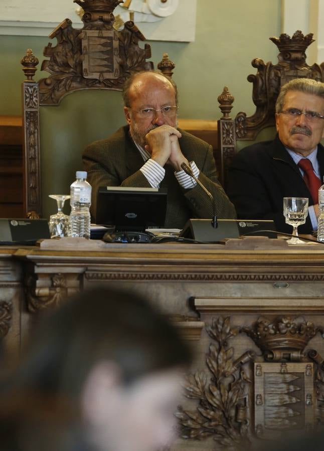 Pleno en el Ayuntamiento de Valladolid