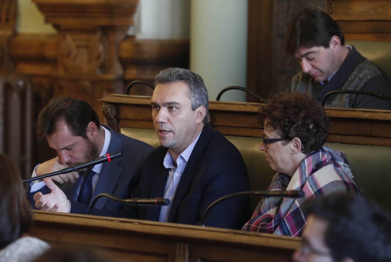 Pleno en el Ayuntamiento de Valladolid