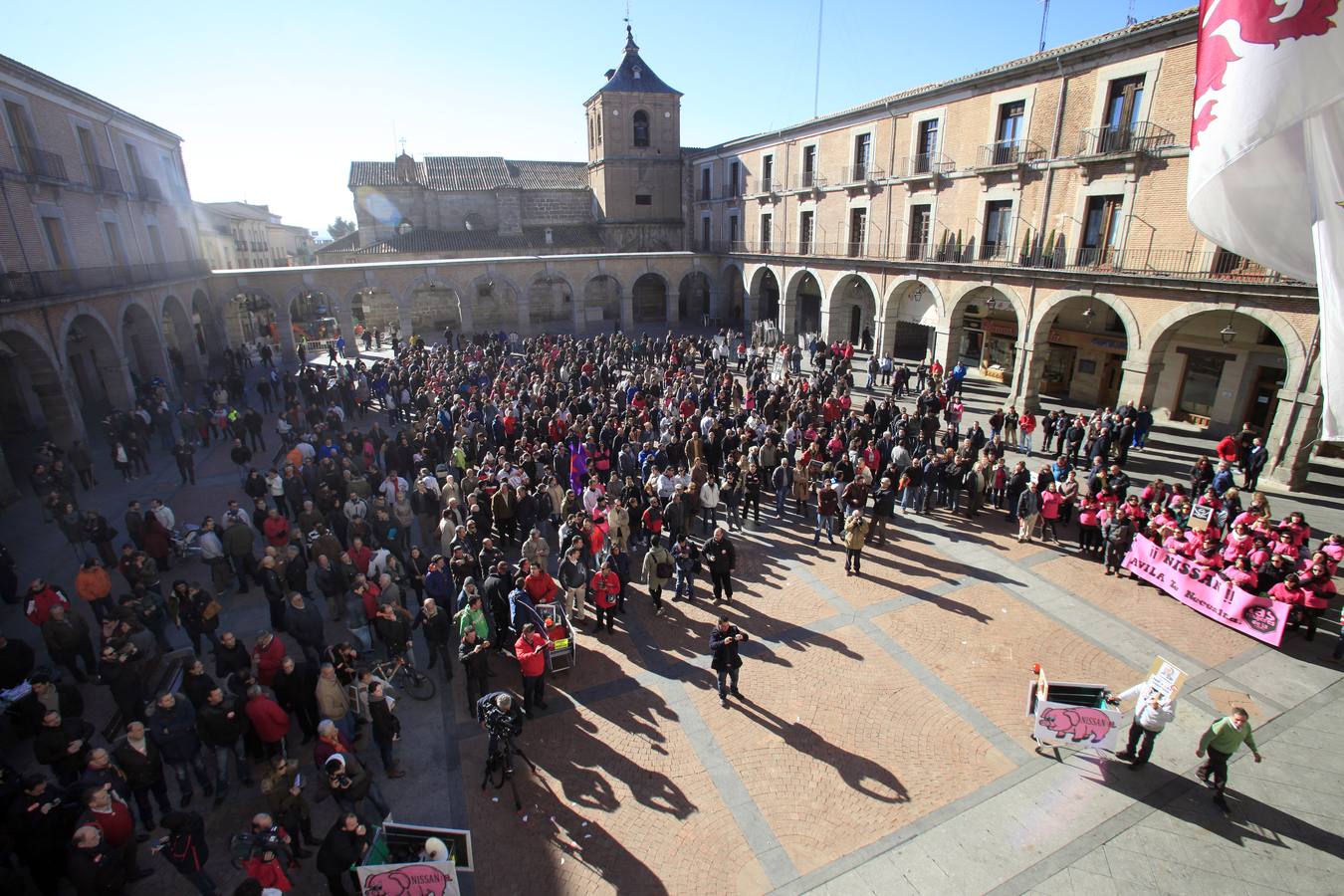 Huelga de los trabajadores de Nissan en Ávila