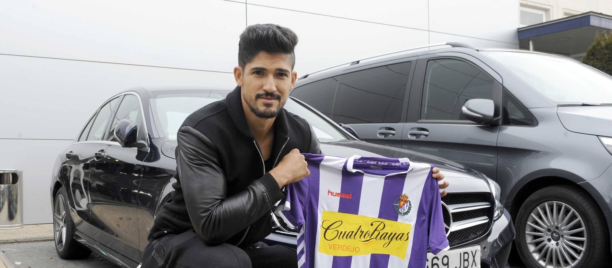 Presentación de Túlio de Melo como nuevo jugador del Real Valladolid
