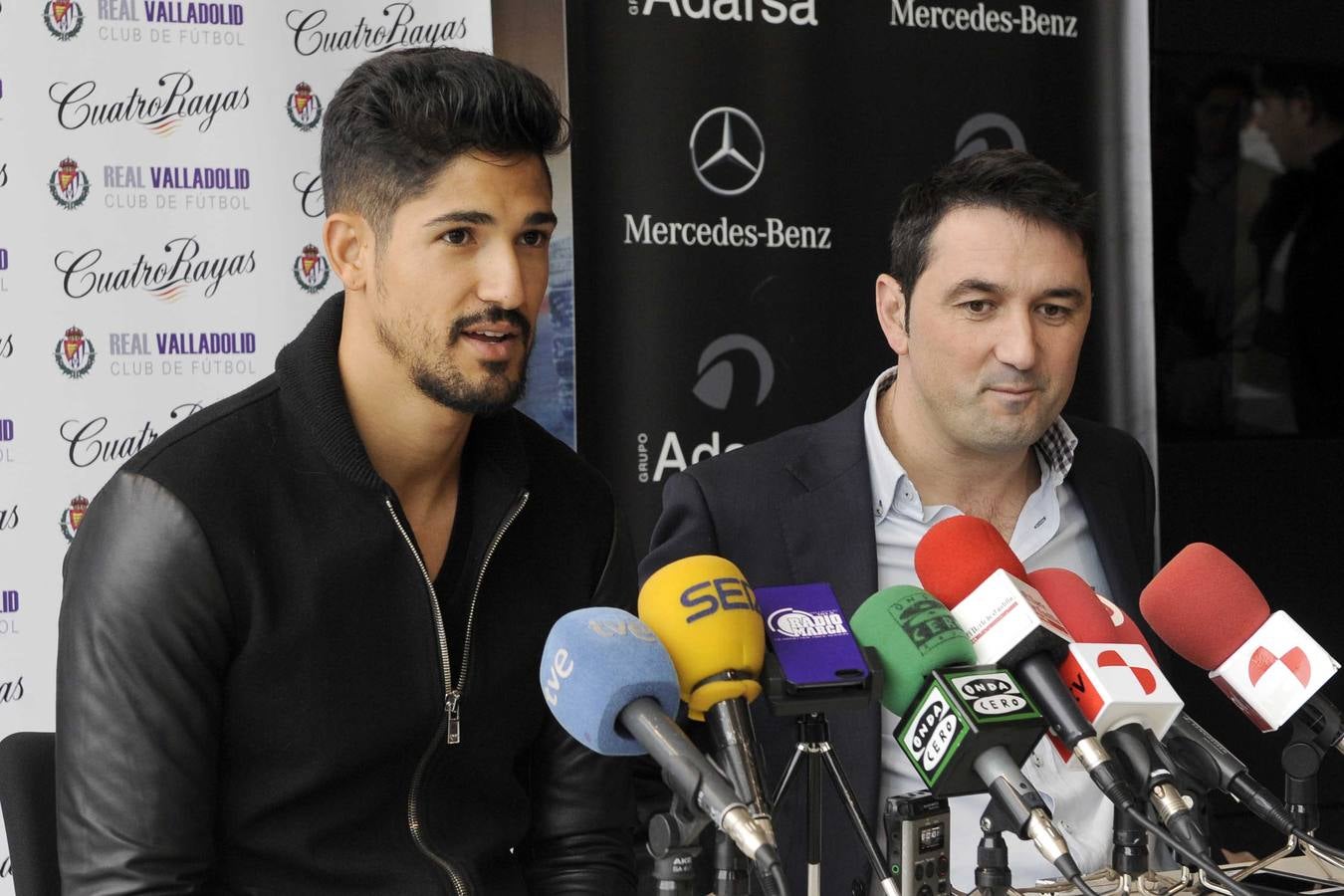Presentación de Túlio de Melo como nuevo jugador del Real Valladolid