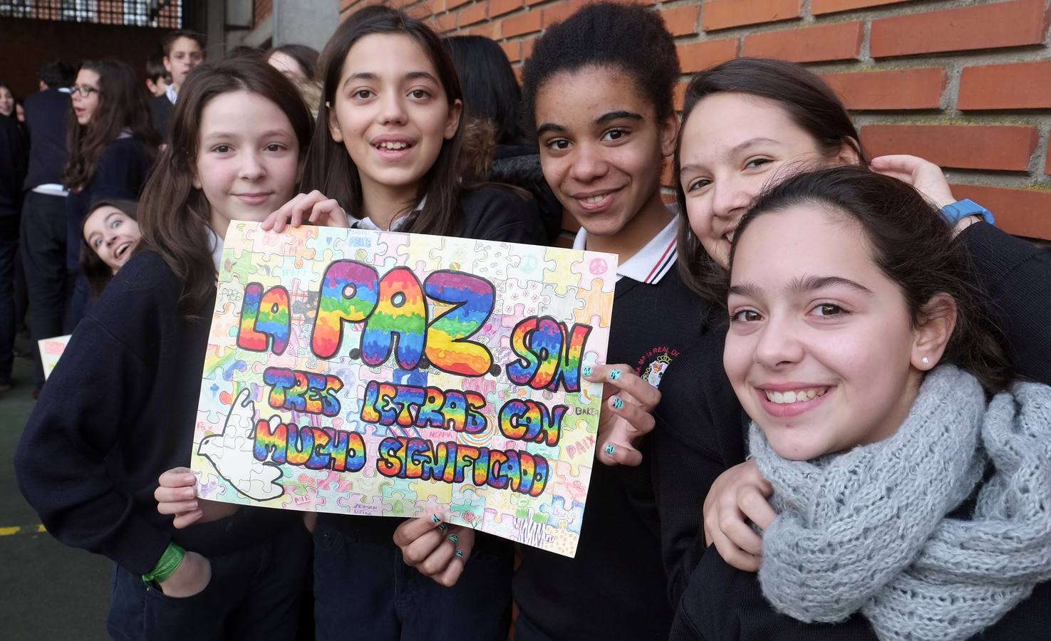 Celebración del Día de la Paz en el Colegio de las Huelgas.