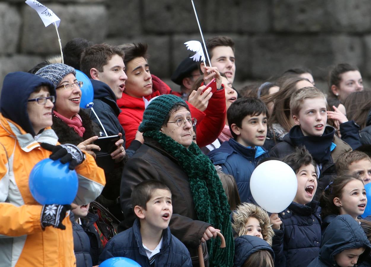 Los colegios segovianos celebran el Día de la Paz