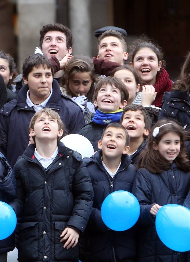 Los colegios segovianos celebran el Día de la Paz