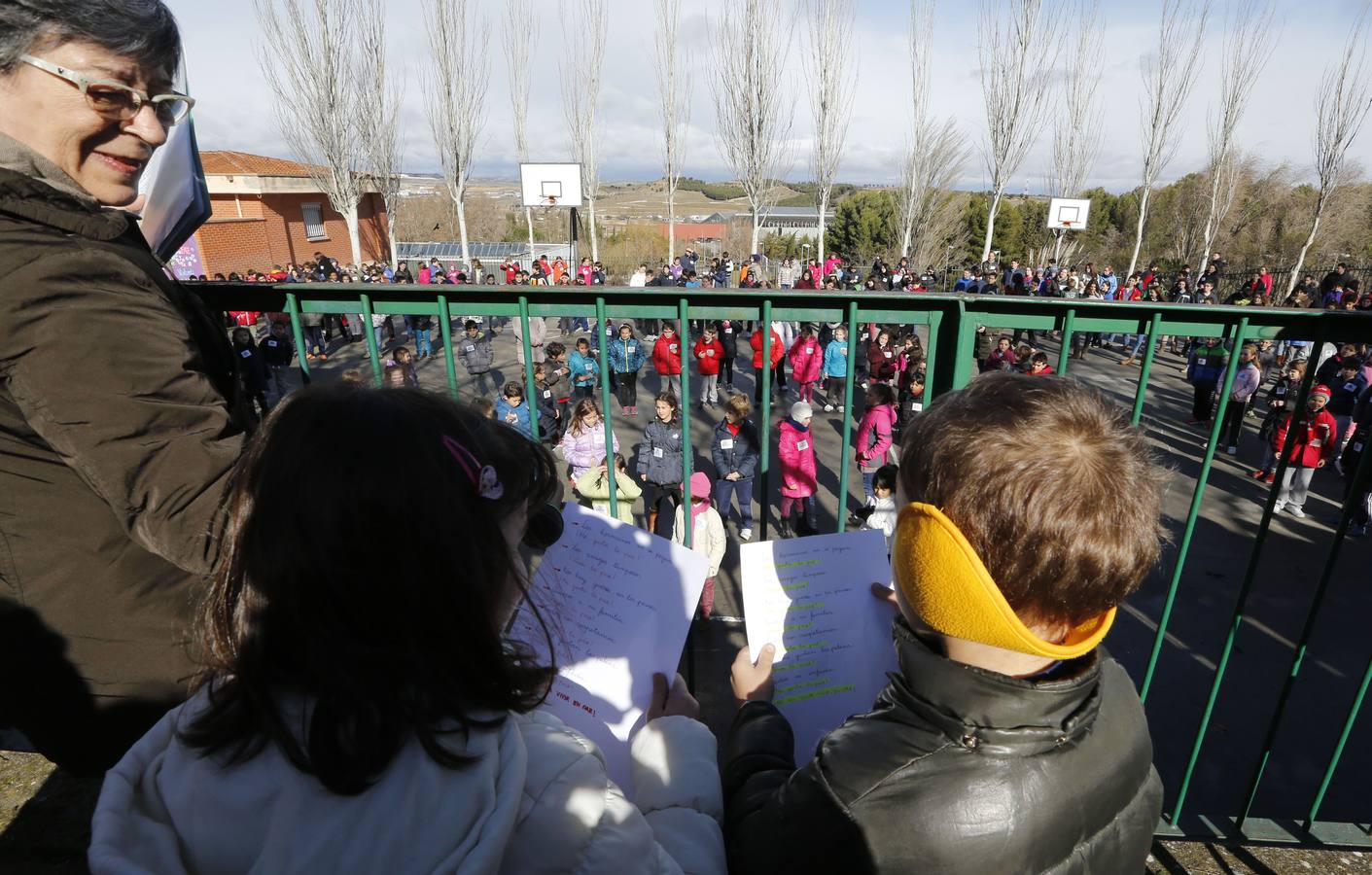 Día de la Paz en el colegio Ignacio Martín Baró.