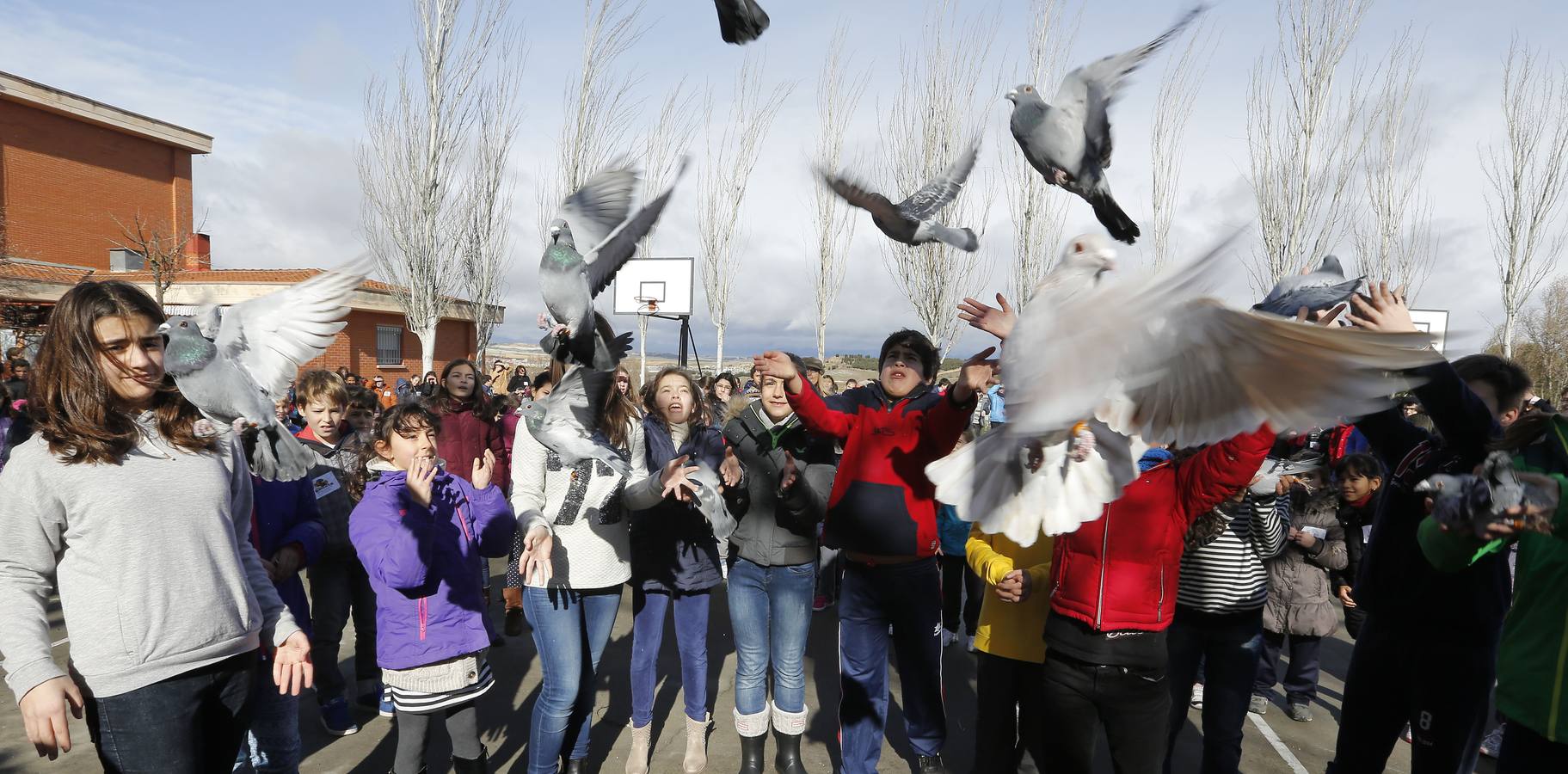 Día de la Paz en el colegio Ignacio Martín Baró.