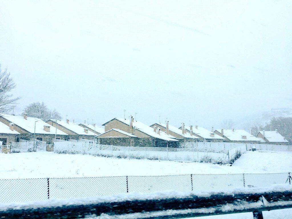 La nieve cubre la provincia de León