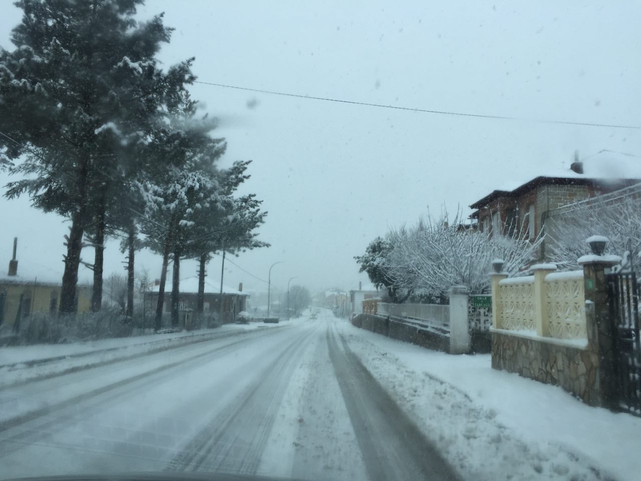 La nieve cubre la provincia de León
