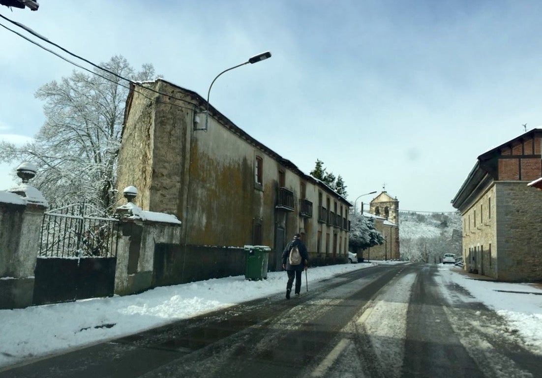 La nieve cubre la provincia de León