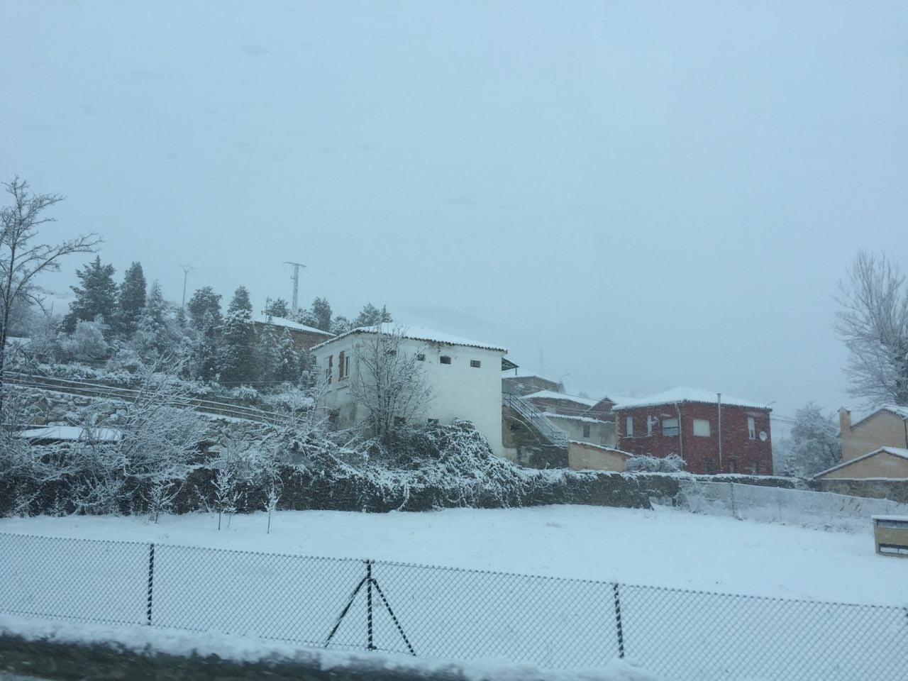 La nieve cubre la provincia de León