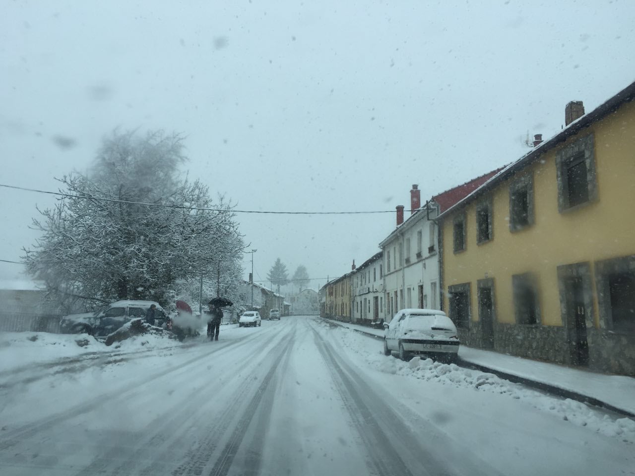 La nieve cubre la provincia de León
