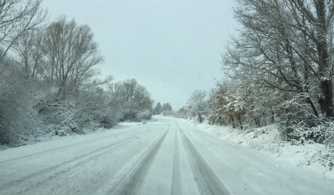 La nieve cubre la provincia de León