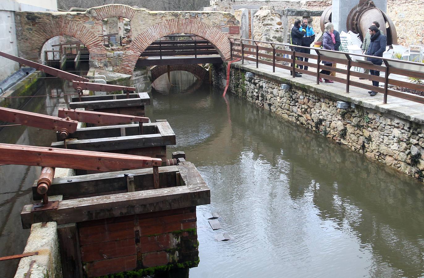 Temporal de lluvia y viento en Segovia