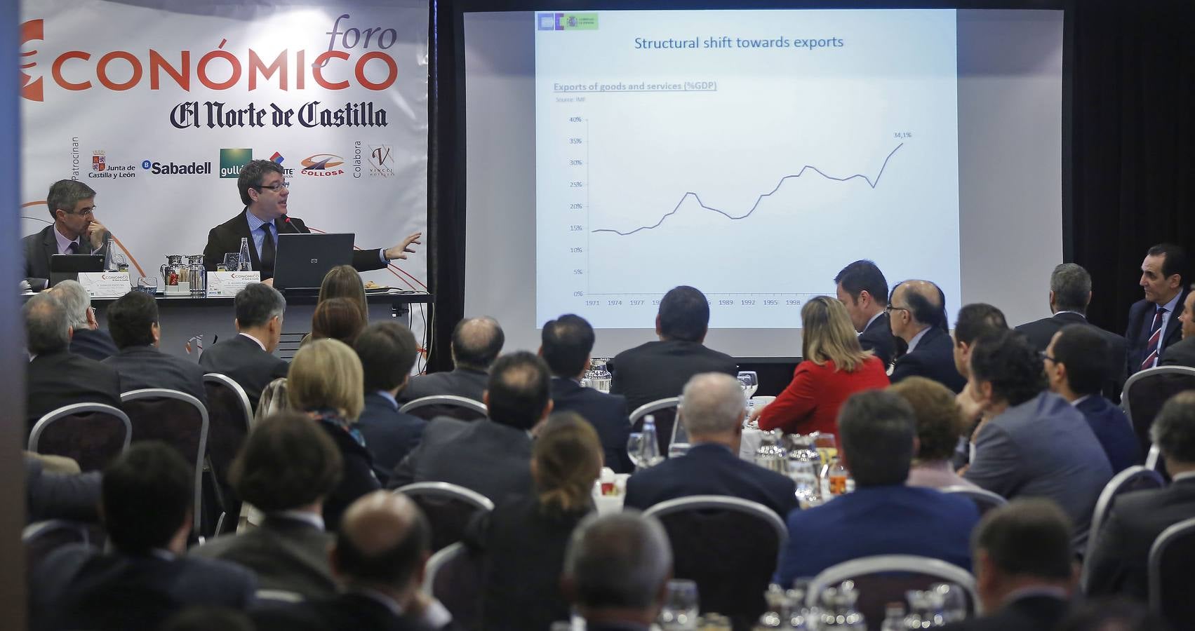 Álvaro Nadal en el Foro Económico de El Norte de Castilla