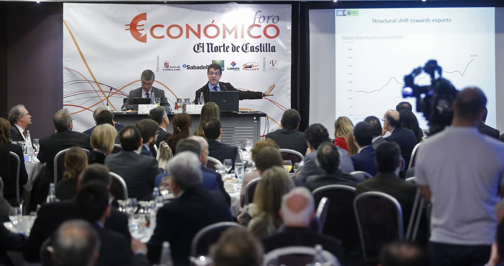Álvaro Nadal en el Foro Económico de El Norte de Castilla