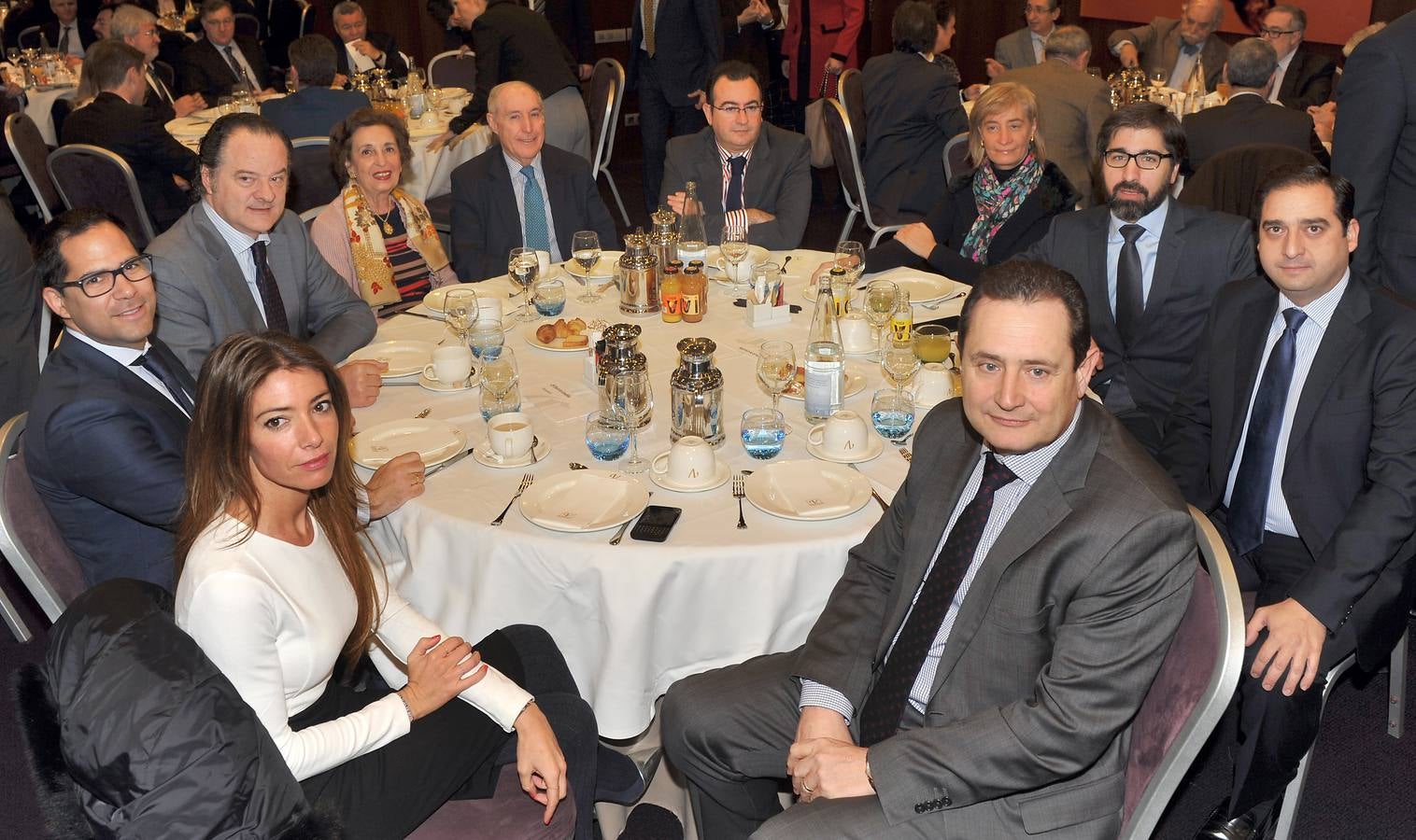 Silvia Herrero (Iberdrola);Ángel Mateos (Banco Sabadell); Carlos Alonso (Gestoría Alonso); Josefa Fernández Arufe (Universidad de Valladolid); José Ramón Perán (Cartif);Javier Merino (Banco Sabadell); Ana Ramos (Sabadell Urquijo); Rubén de Pedro (Ascensores Zener); Gonzalo Llorente (Collosa); y Teófilo Gómez (Laboral Kutxa).