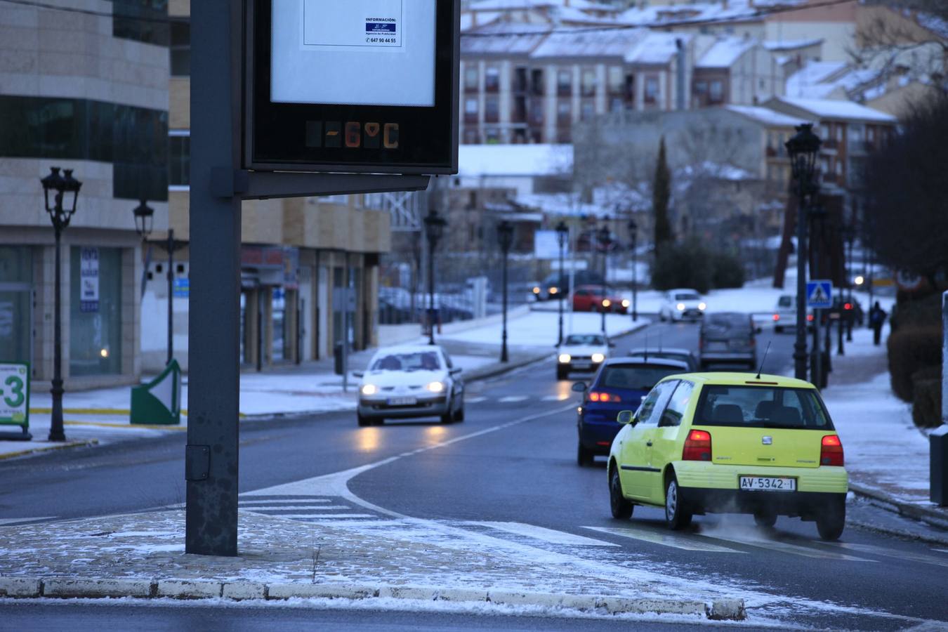 La ola de frío llega a Ávila.