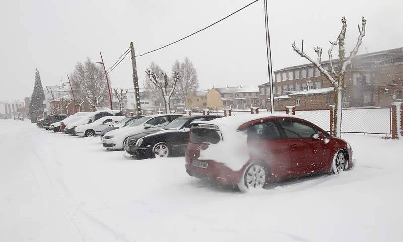 El temporal de nieve en el norte de Palencia