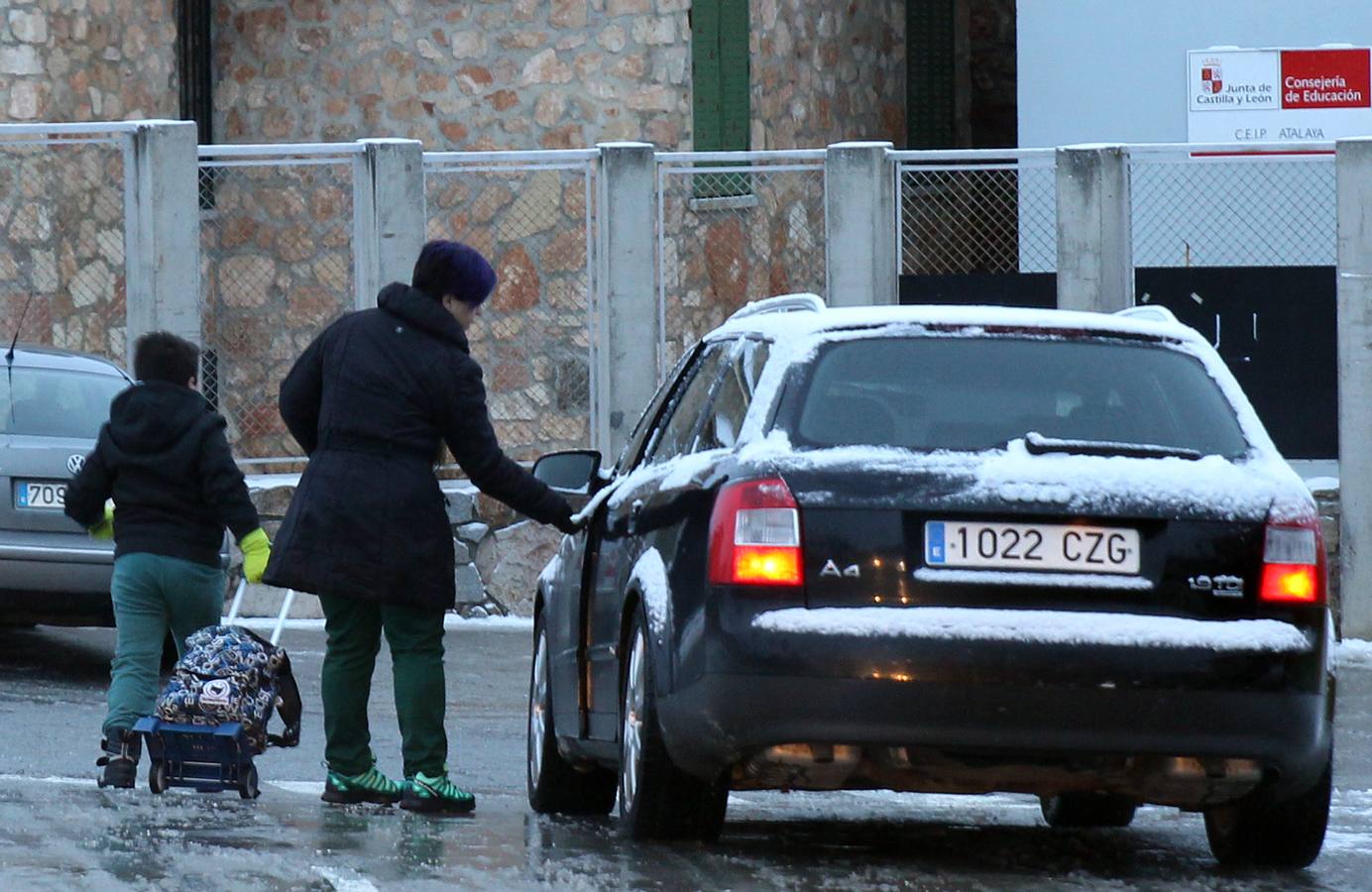 Nueva jornada de nieve en Segovia