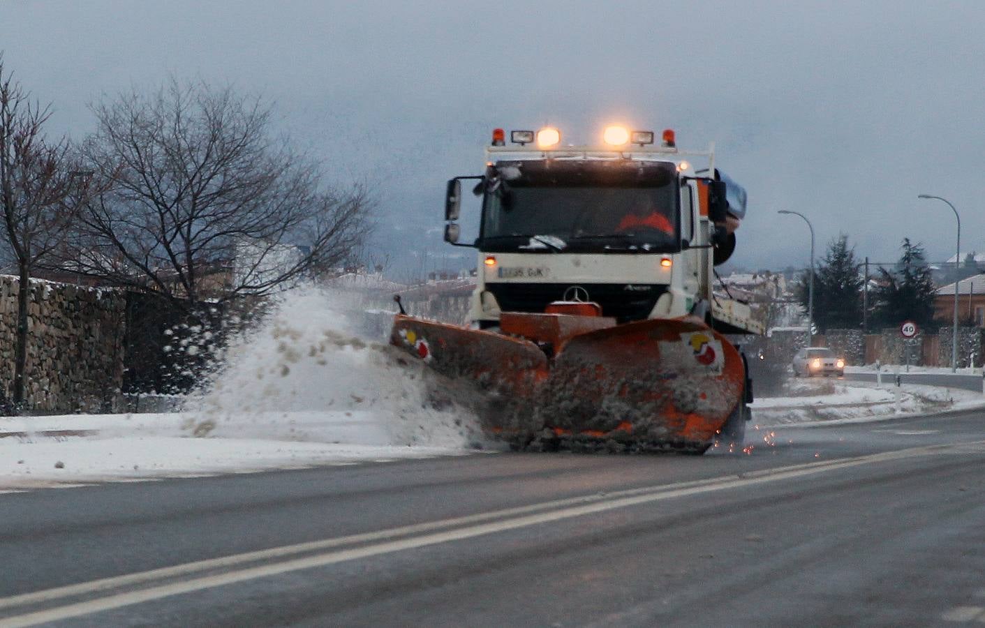 Nueva jornada de nieve en Segovia