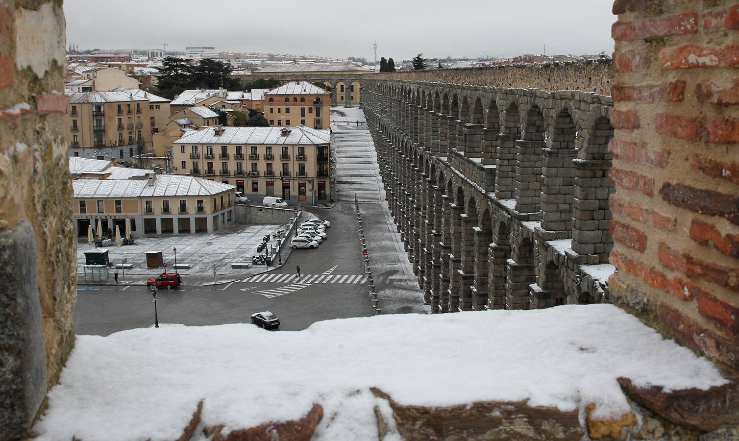 Nueva jornada de nieve en Segovia