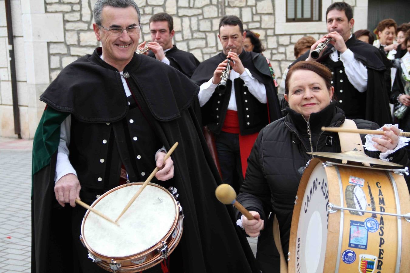 Celebración de las águedas en Campaspero (Valladolid)
