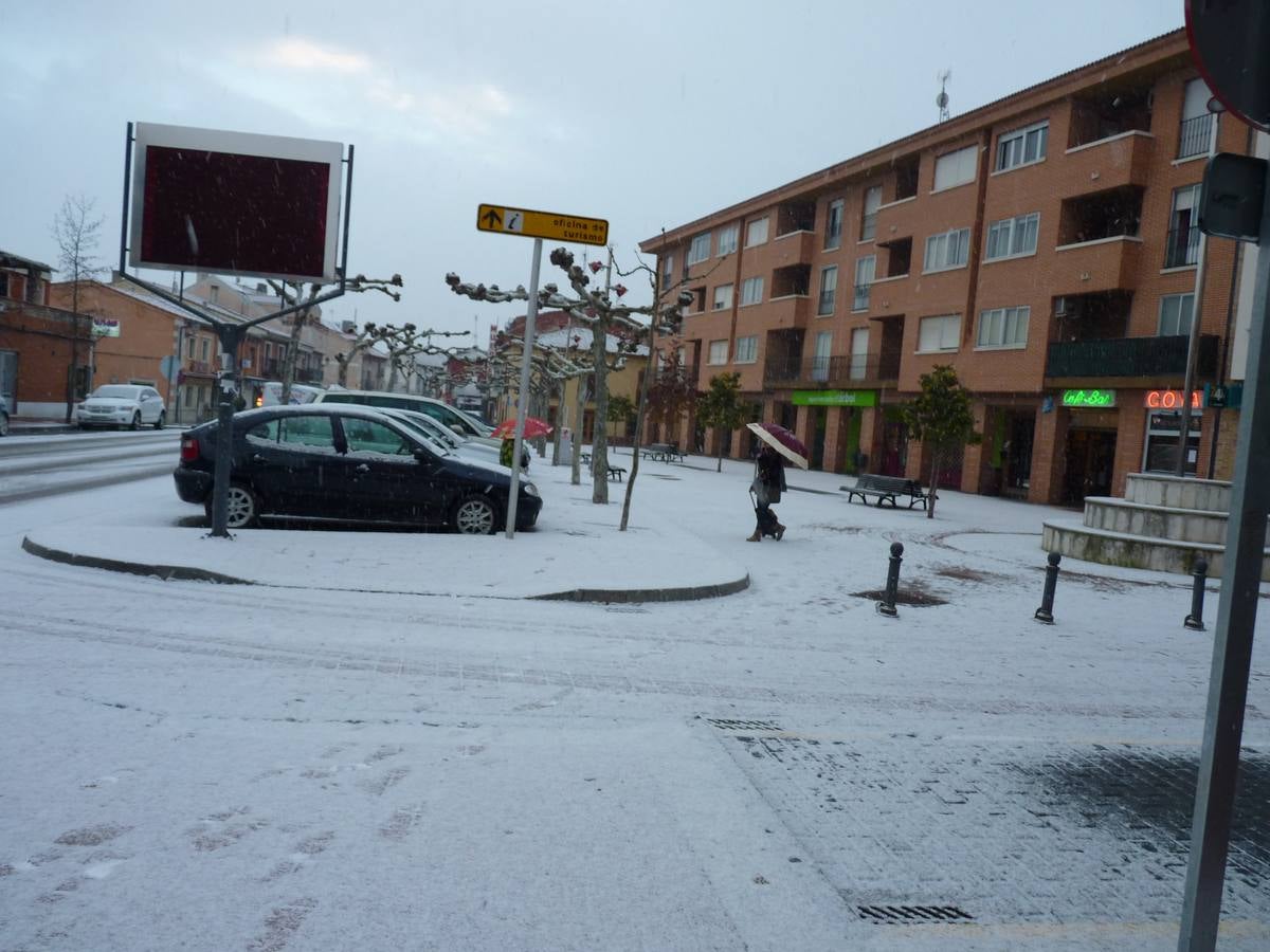 Nieve en Tudela de Duero.