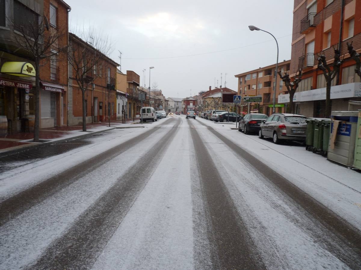 Nieve en Tudela de Duero.