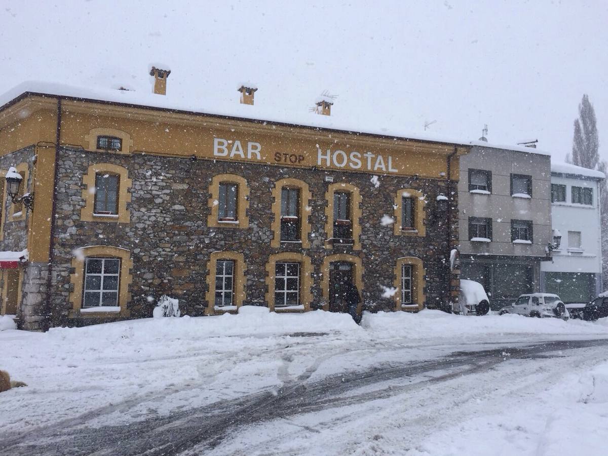 Nieve en Velilla y Guardo (Palencia)