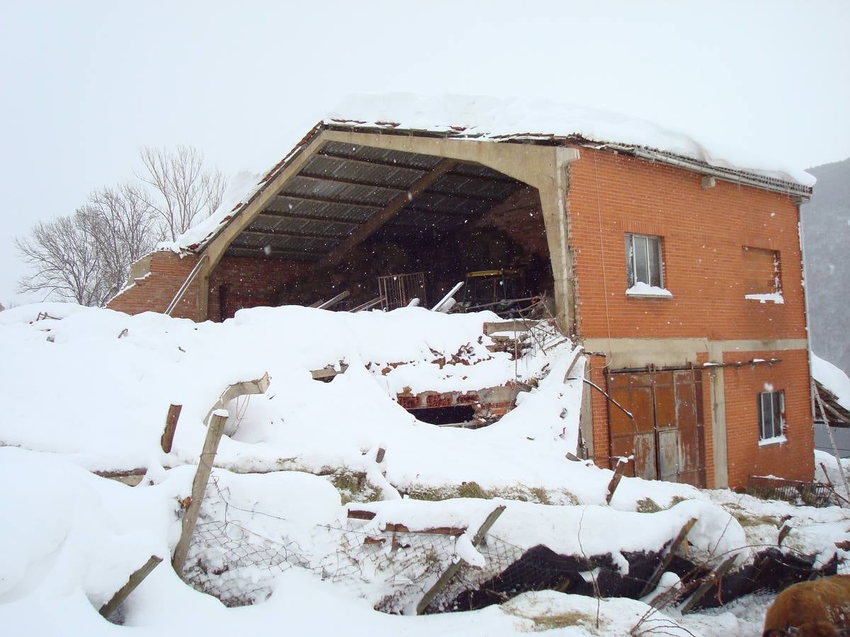 Guardo y Velilla del Río Carrión (Palencia) siguen cubiertos por la nieve