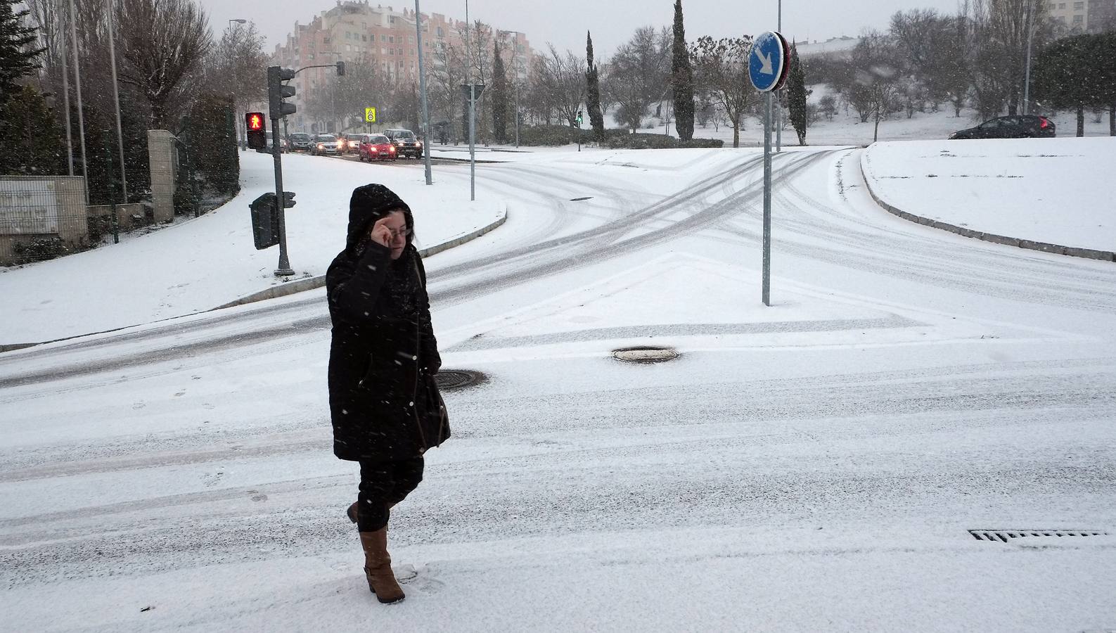 Nueva jornada de nieve en Valladolid