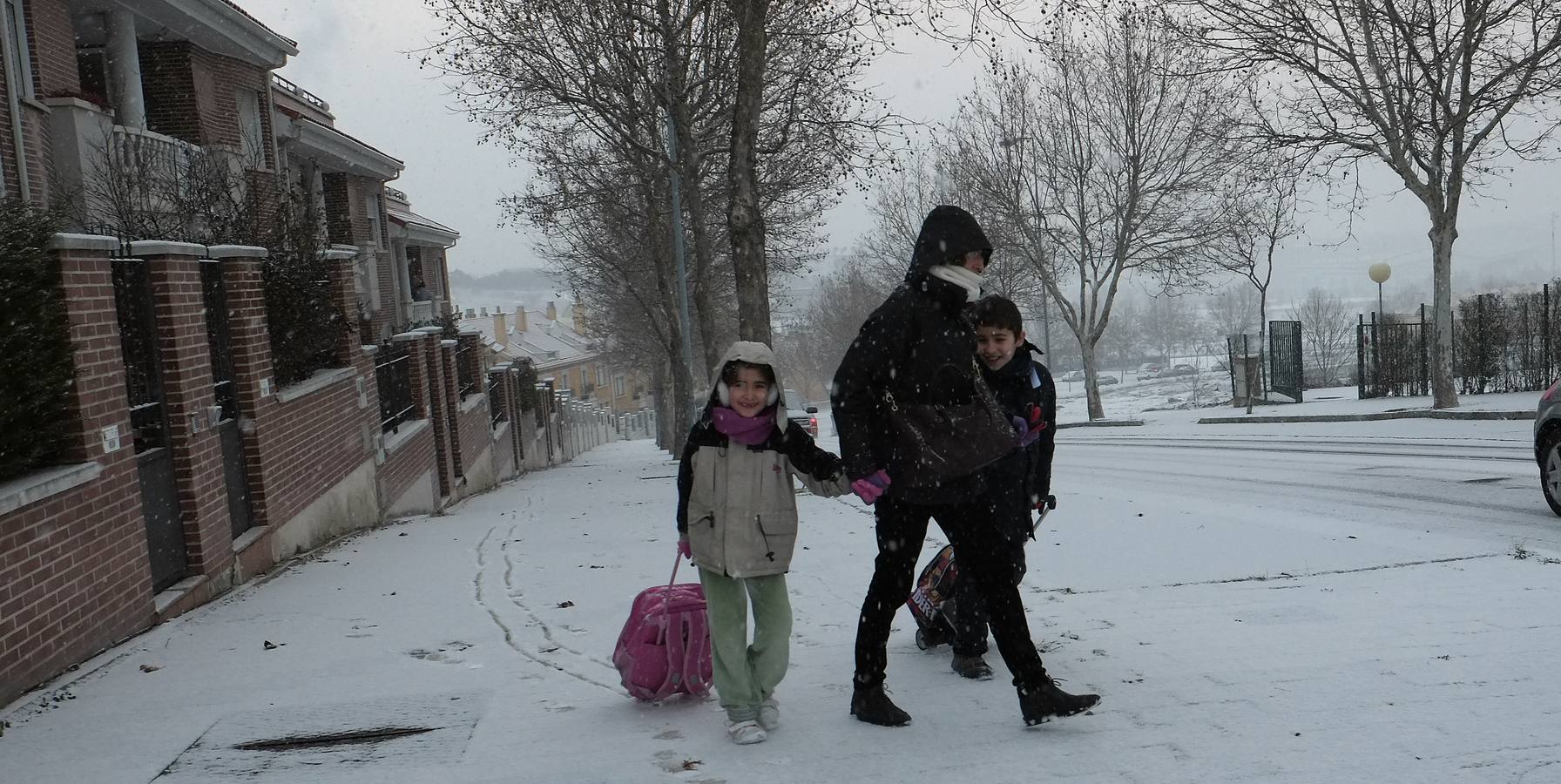 Nueva jornada de nieve en Valladolid