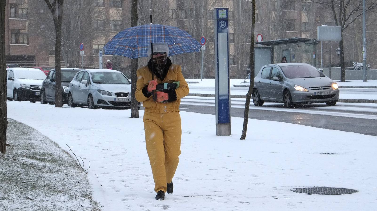 Nueva jornada de nieve en Valladolid