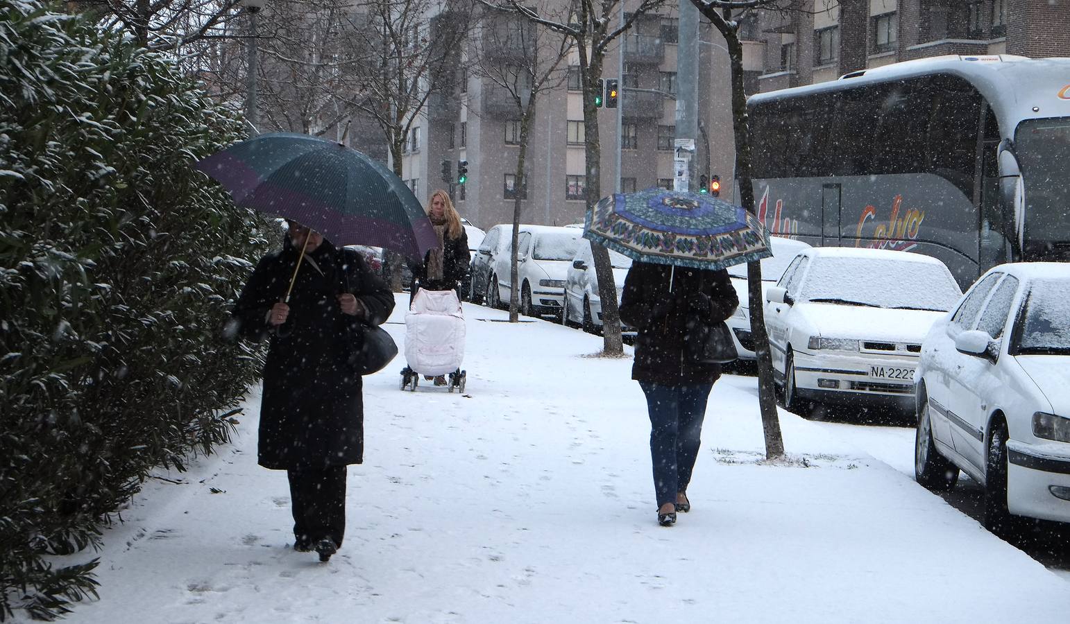 Nueva jornada de nieve en Valladolid