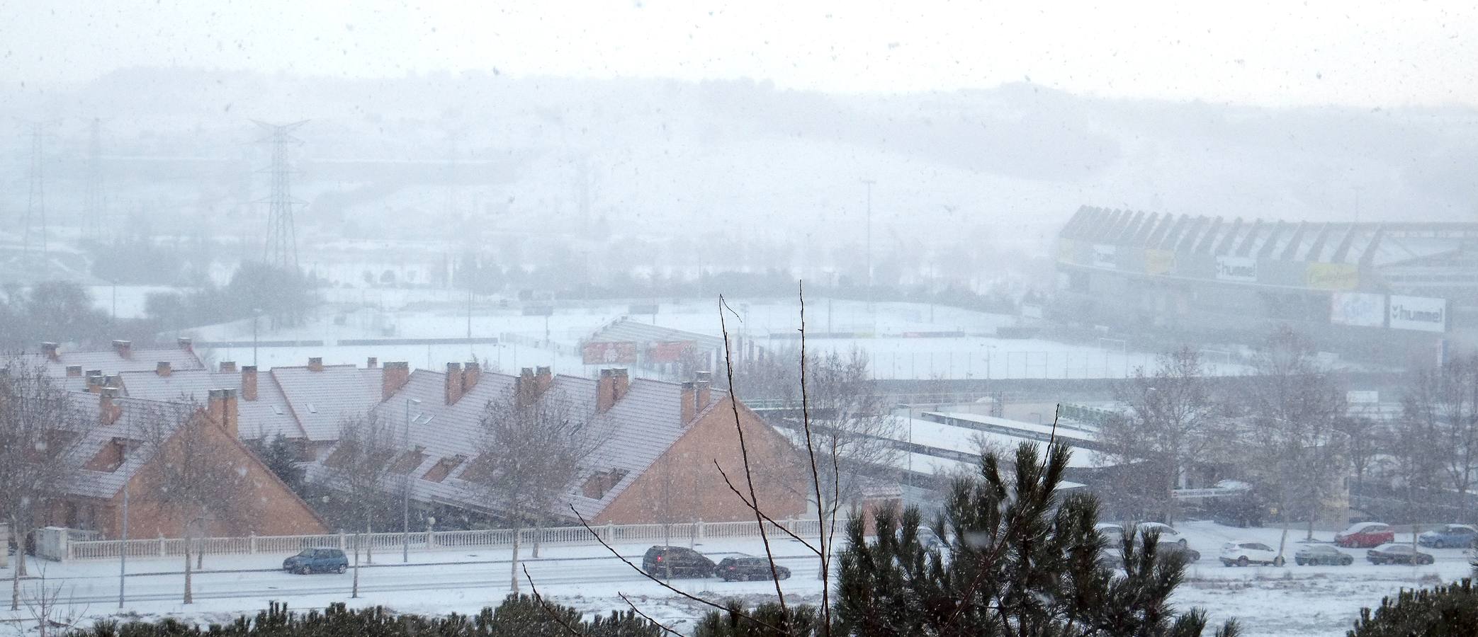 Nueva jornada de nieve en Valladolid