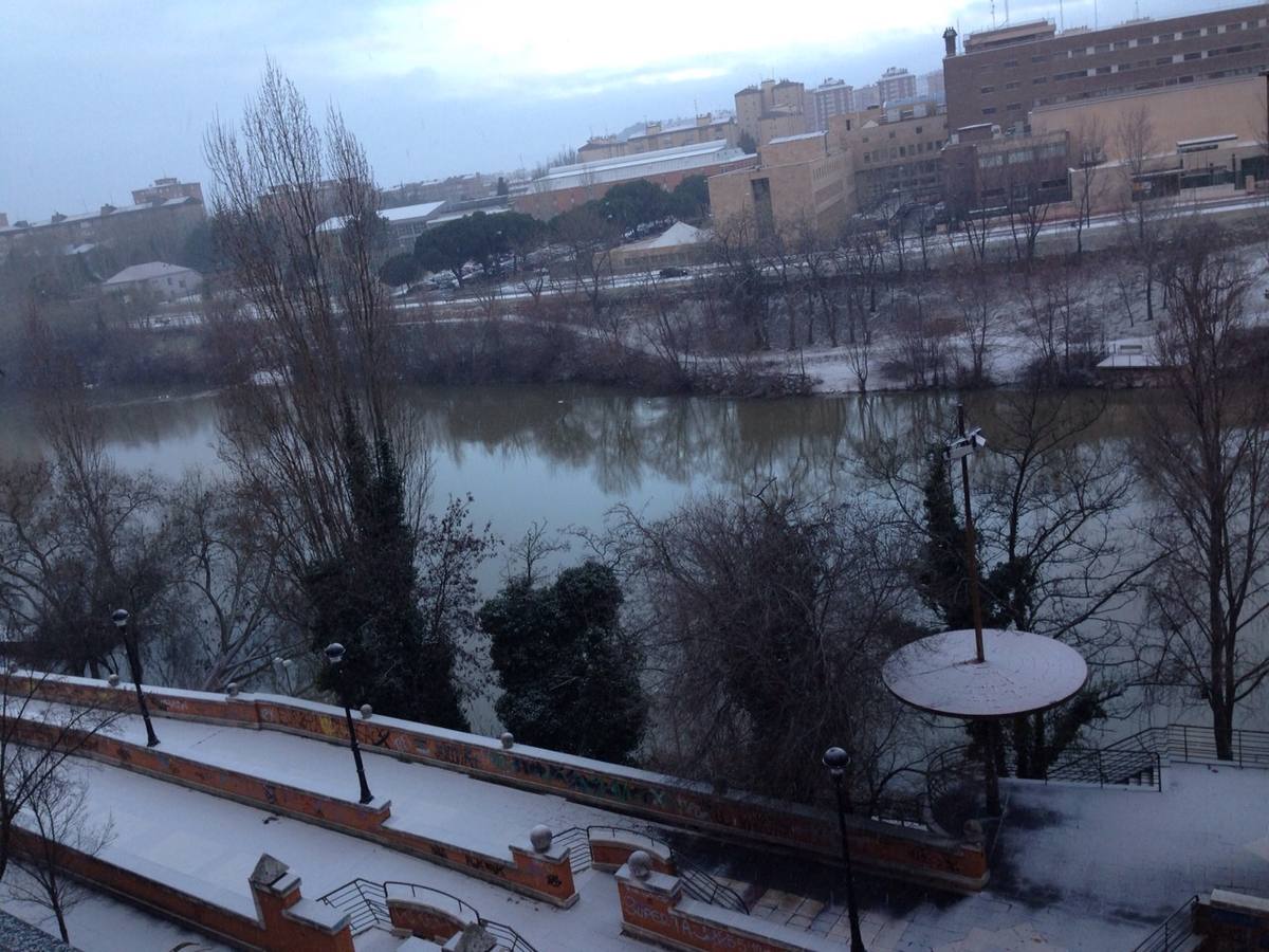 Nieve en Valladolid.