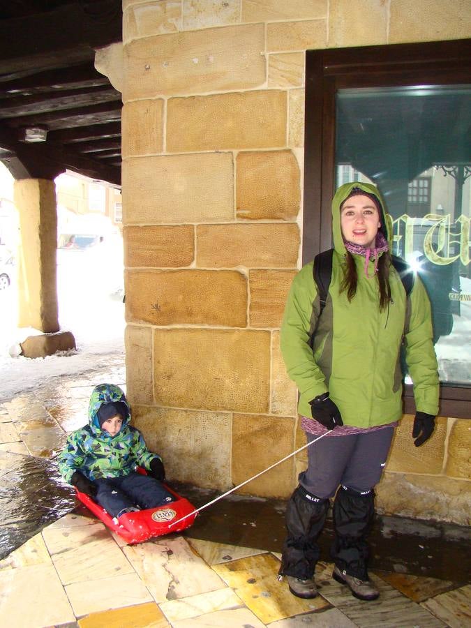 Nieve en Aguilar de Campoo